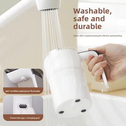 Electric Magnetic Stirring Coffee Cup with Temperature Display Global swanky 3
