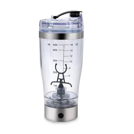 Electric Protein Shaker Cup USB Rechargeable Mixing Bottle globalswanky 01