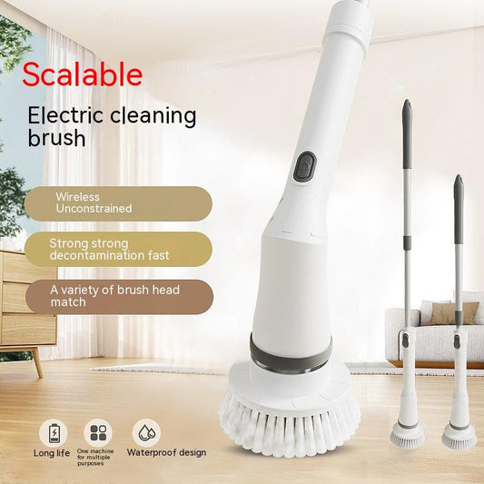  Electric Scrubber Cleaning Brush Telescopic Long Handle Tool
global-swanky 1