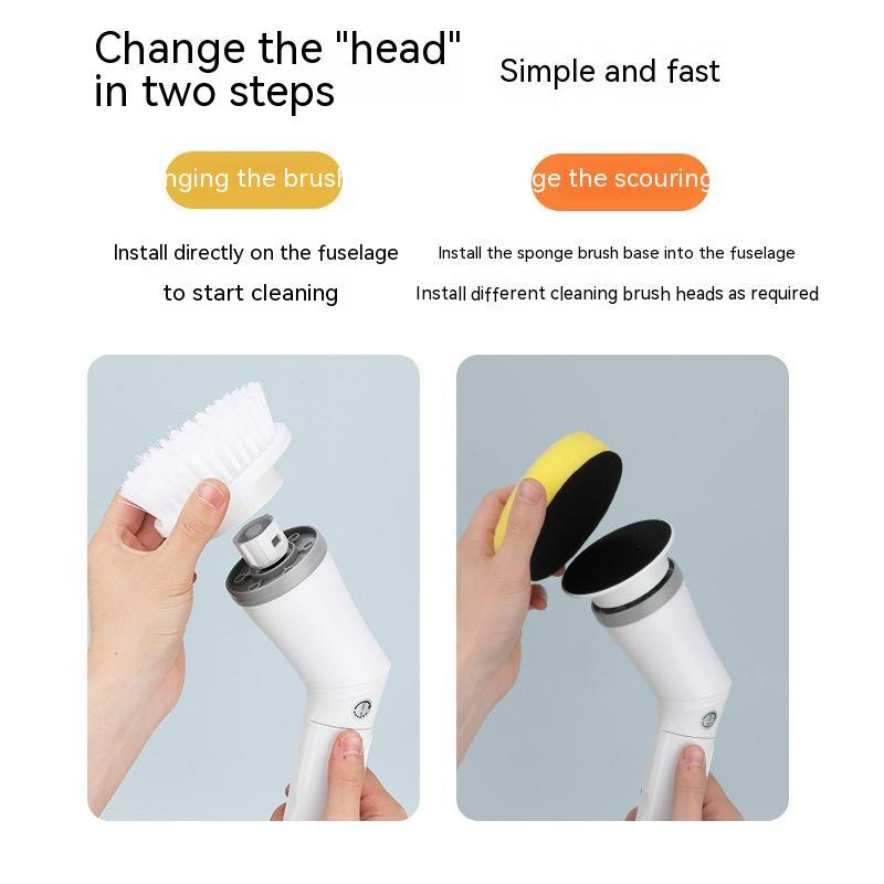  Electric Scrubber Cleaning Brush Telescopic Long Handle Tool
global-swanky 3