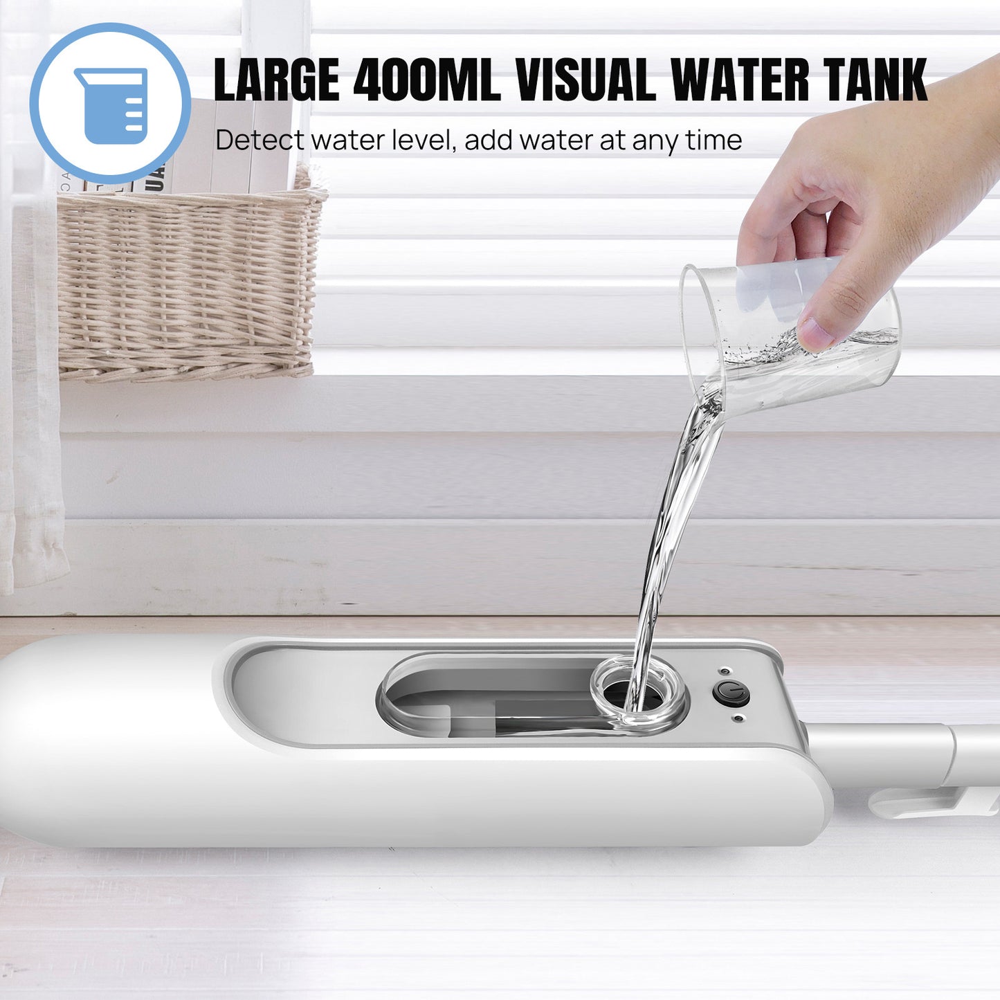 Electric Steam Mop and Cleaner for Deep Home Floor Care Global Swanky 2