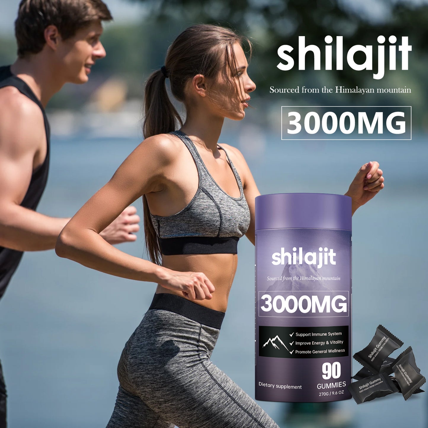 Energy & Resistance Support Soft Shilajit Candy Gummies Online global swanky 1