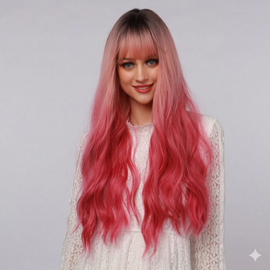 European & American Chemical Fiber Wig Stylish Wig with Bangs
global-swanky- 1