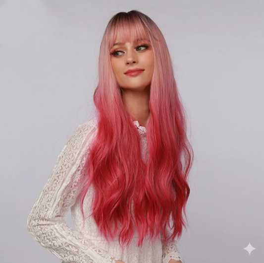European & American Chemical Fiber Wig Stylish Wig with Bangs
global-swanky- 3