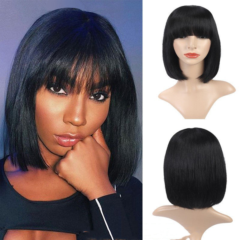 European and American Wigs with Bangs and Bob Trendy Styles
Global swanky 1