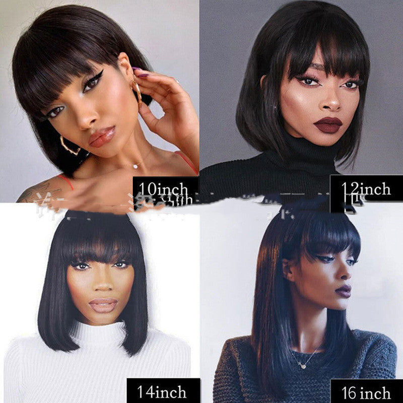 European and American Wigs with Bangs and Bob Trendy Styles
Global swanky 3