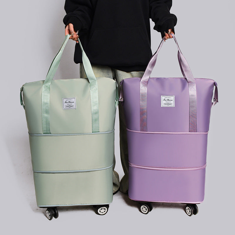 Expandable Travel Bag with Wheels and Multi-Fold Storage Design Global Swanky 03