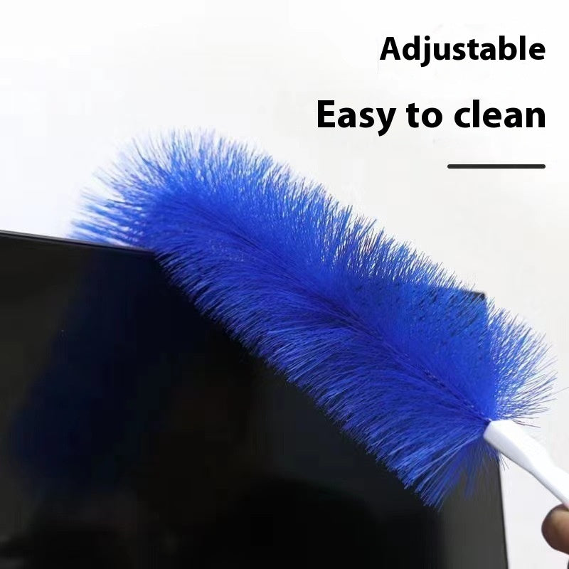 Fan Dusting Brush Flexible Plastic for Household Cleaning Use globalswanky 02