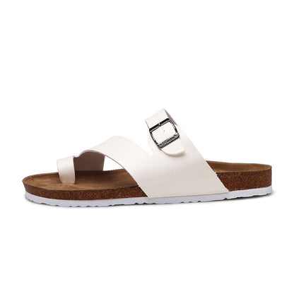  Fashion Couple Cork Slippers Men for Home Outdoor Comfort Use Global swanky 2