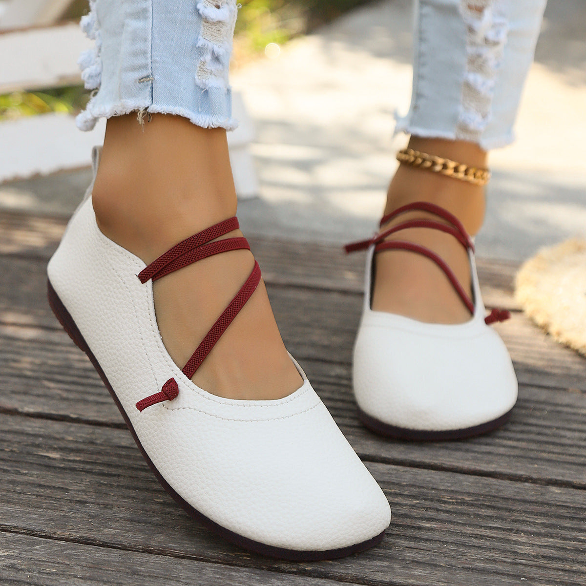 Fashion Flats for Women Square Toe Slip-On Cozy Loafers Daily Global swanky 1