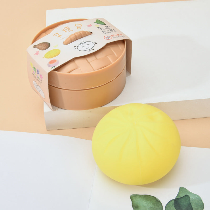 Fashion Personality Simulation Steamed Bun Toy for Desk Play GLOBALSWANKY 02