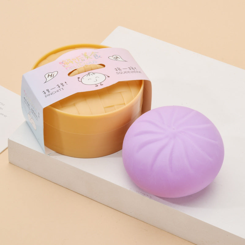 Fashion Personality Simulation Steamed Bun Toy for Desk Play GLOBALSWANKY 03