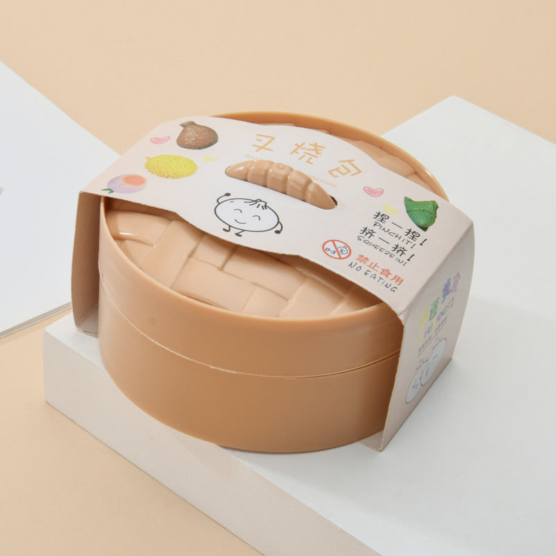 Fashion Personality Simulation Steamed Bun Toy for Desk Play GLOBALSWANKY 04