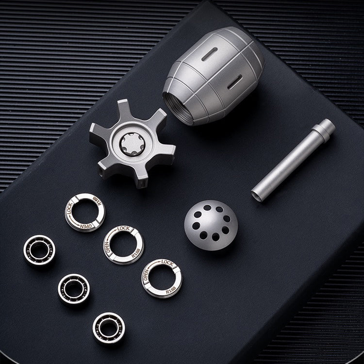 Fashion Simple Titanium Alloy Fidget Spinner Stress Toy Gift globalswanky 02