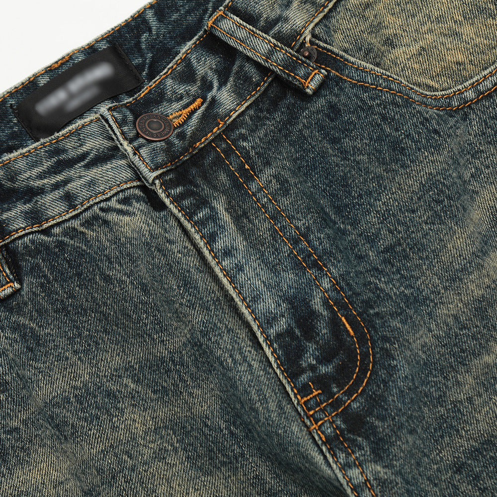 Fashion Slightly Flared Jeans Men Global swanky 2