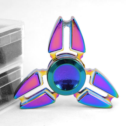 Fashionable Zinc Alloy Colorful Fingertip Spinner Toy Gifts globalswanky 01