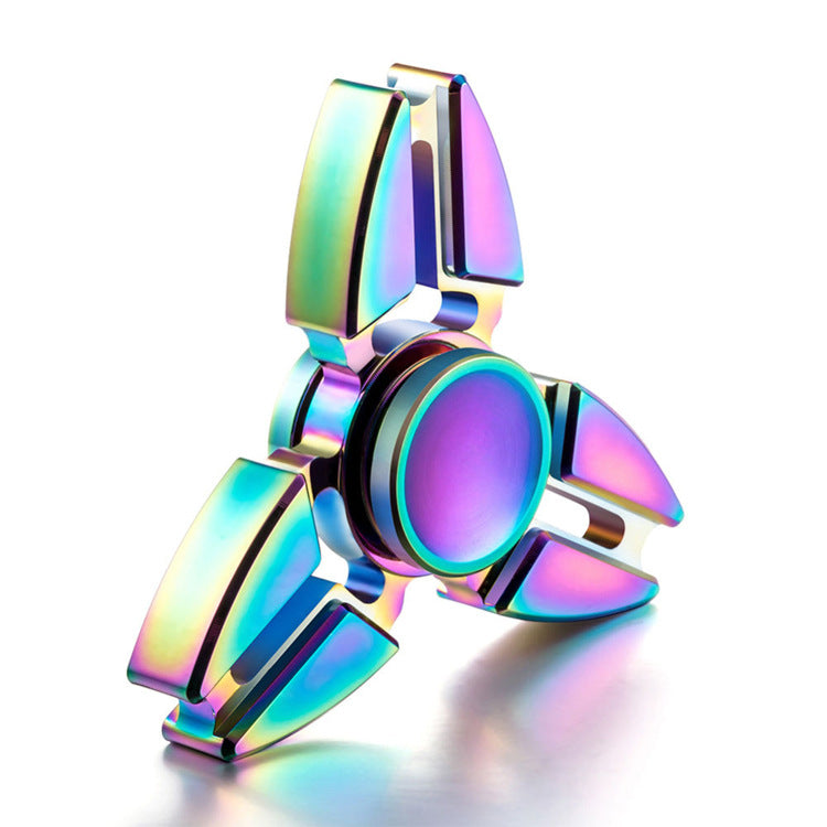 Fashionable Zinc Alloy Colorful Fingertip Spinner Toy Gifts globalswanky 03