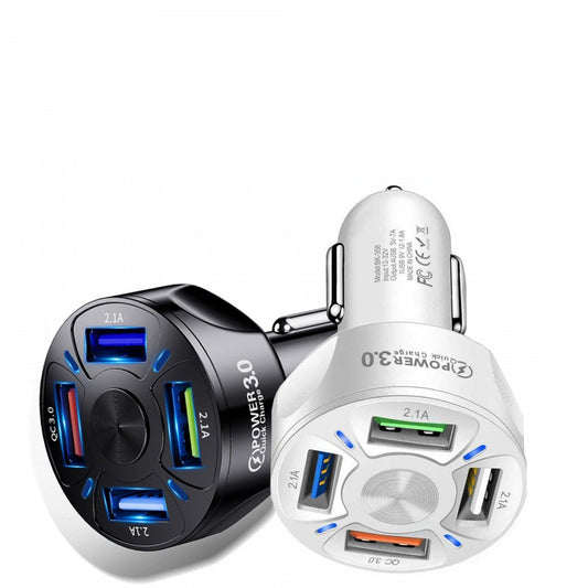 Fast Charge Car Charger – One for Four Mobile Devices in Car
global-swanky 1