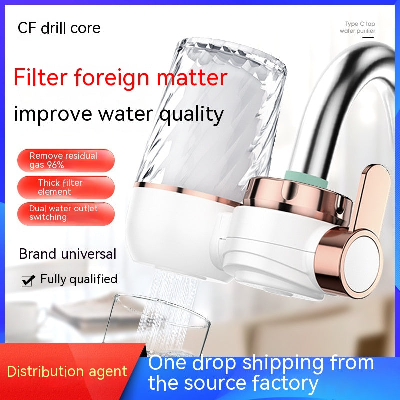 Faucet Water Purifier Filter for Household Kitchen Tap Water Global swanky 3