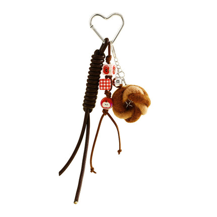 Felt Bread Keychain Accessories for Schoolbags and Purses global swanky 3