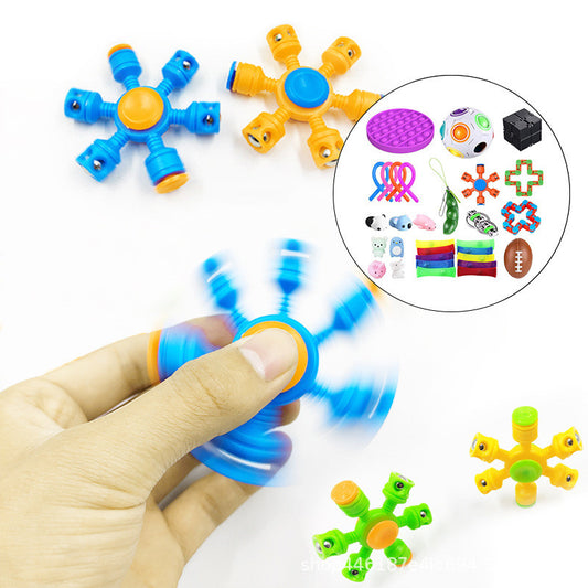 Fidget Spinner Decompression Vent Toy for Stress Relief Fun globalswanky 03