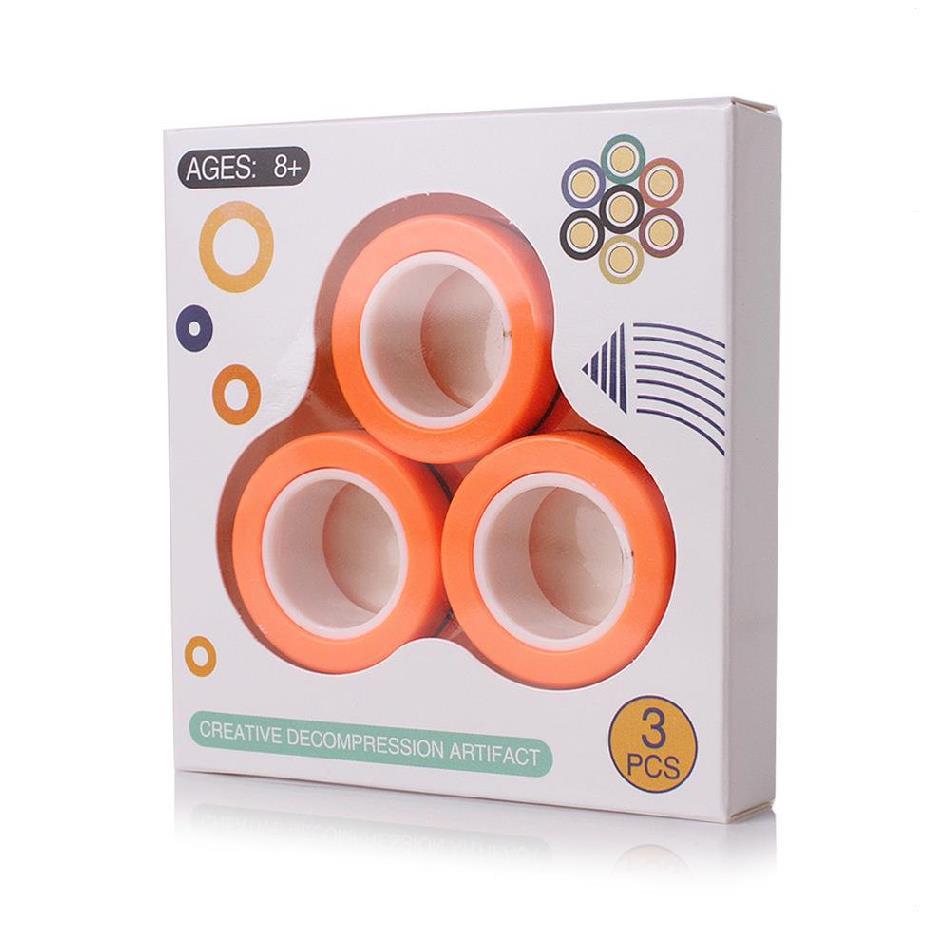 Fidget Spinner Magnetic Bracelet Ring for Stylish Relaxation /global-swanky 2