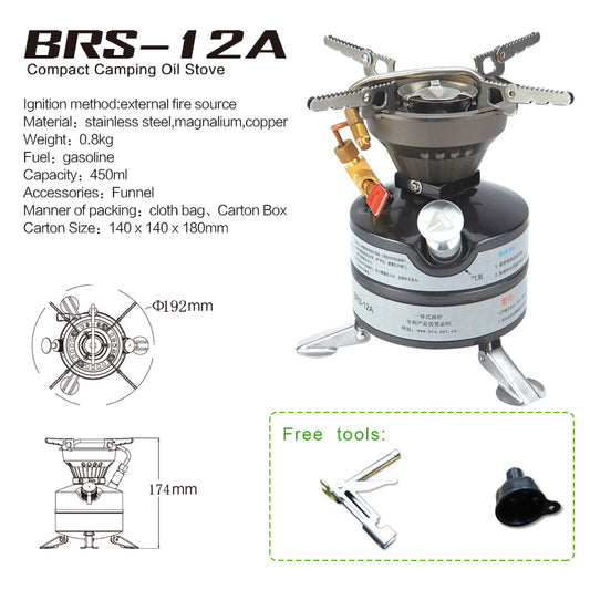 Field Oil Stove for Camping Mountaineering Outdoor Cooking globalswanky 02