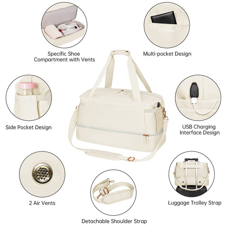 Fitness Travel Bag with Spacious Storage for Gym and Trips Global Swanky 03