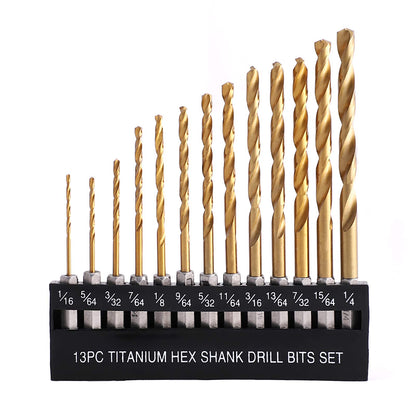  Fitt Externally Cooled High-Speed Steel Twist Drill 13 Sets
global-swanky- 1
