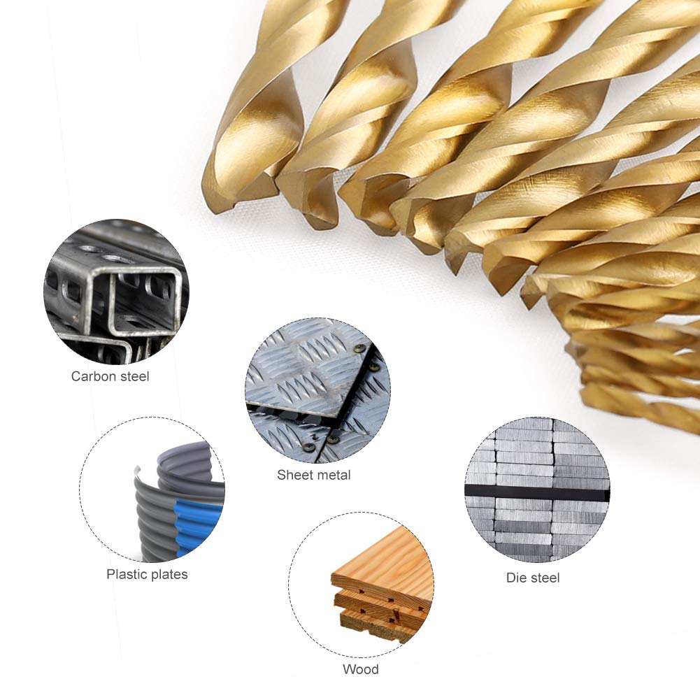  Fitt Externally Cooled High-Speed Steel Twist Drill 13 Sets
global-swanky- 3