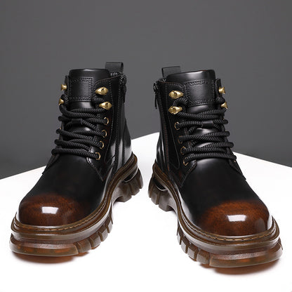  Fleece-Lined Warm Cotton British Style Platform Boots Winter
global-swanky 2