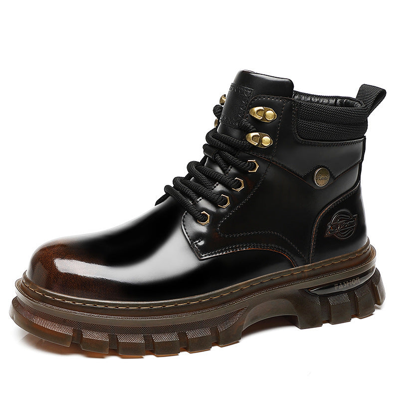  Fleece-Lined Warm Cotton British Style Platform Boots Winter
global-swanky 3