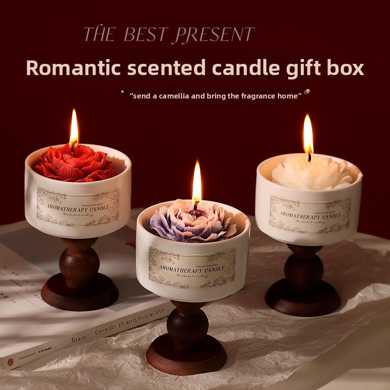 Floral Aromatherapy Candles for Relaxing Home Fragrance Global Swanky 2