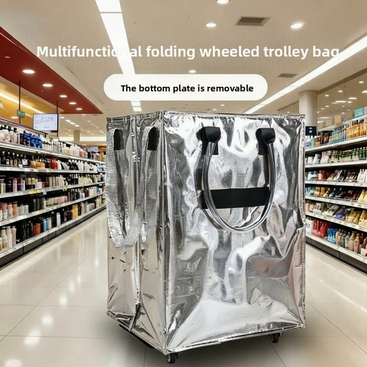 Foldable Insulated Wheeled Travel Bag for Food and Drinks Global Swanky 01