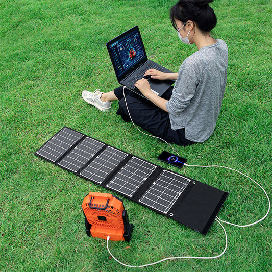 Foldable Solar Charger Panel for Outdoor and Travel Power  global-swanky- 2