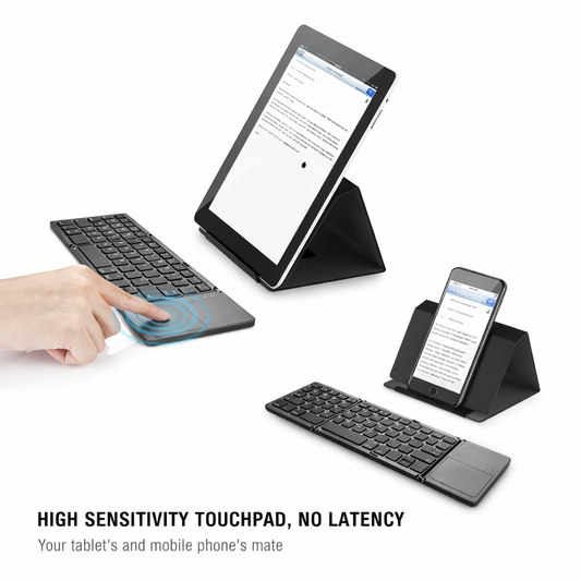 Folding Bluetooth Keyboard for Portable and Convenient Typing globalswanky 02