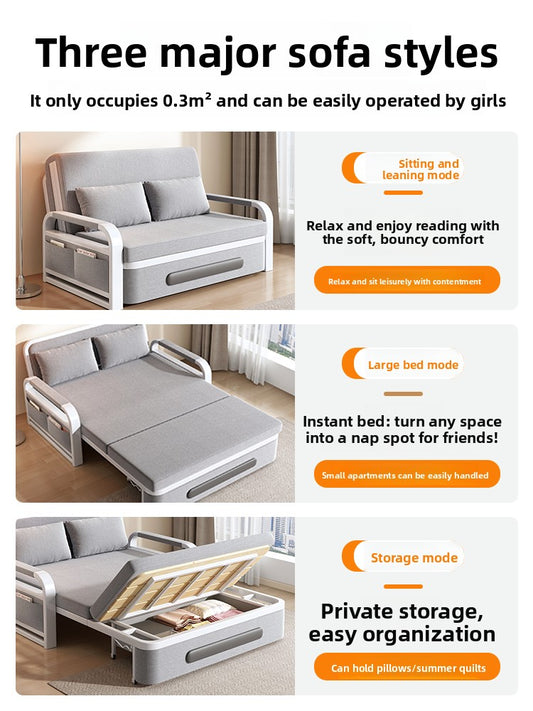 Folding Sofa Bed Multi Functional Relaxation Comfort Design global-swanky 3