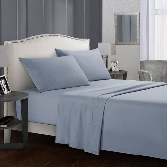 Four-Piece Bed Sheet Set Comfortable Elegant Bedroom Set globalswanky 03