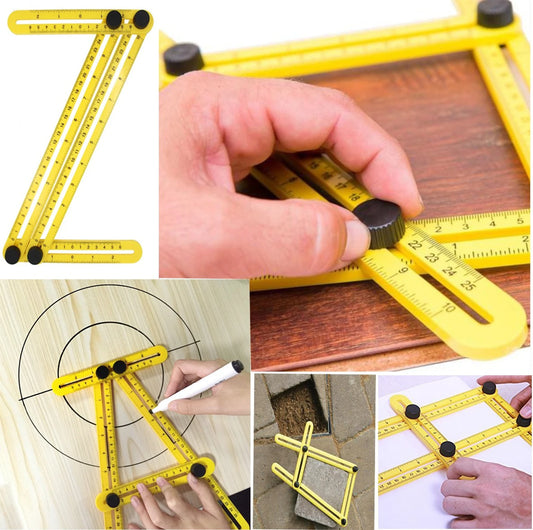 Four Folding Measuring Ruler Multifunction Tool for Accuracy globalswanky 02