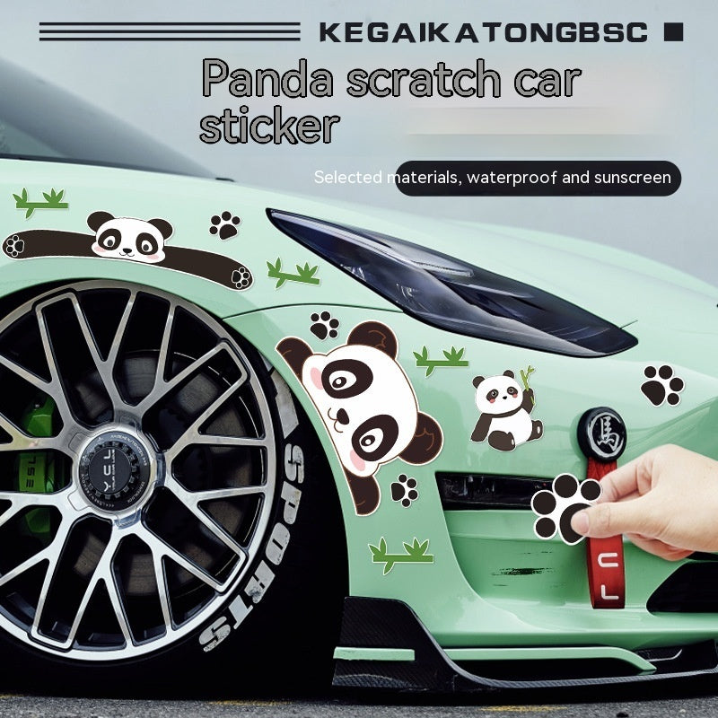 Front Bumper Scratch Blocking Sticker for Car Exterior Safety Global swanky 1