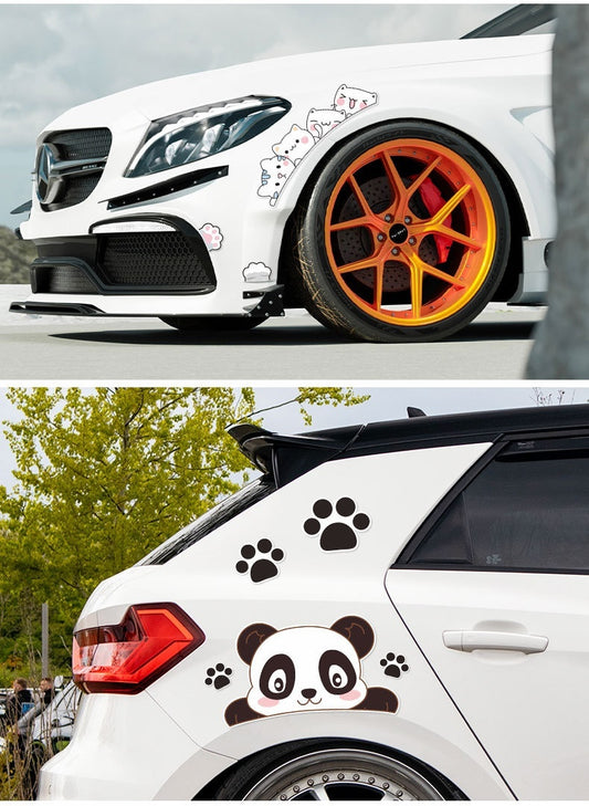 Front Bumper Scratch Blocking Sticker for Car Exterior Safety Global swanky 2