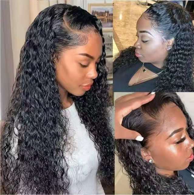 Front Lace Long Curly Wig – European & American Style Hair global swanky 1