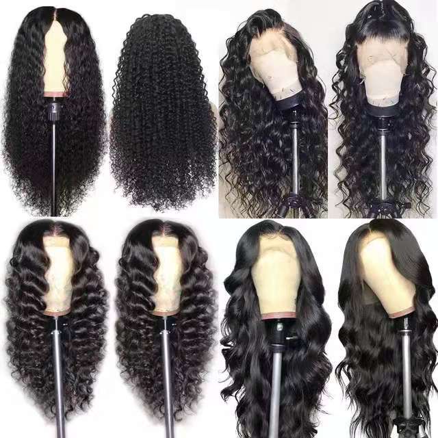 Front Lace Long Curly Wig – European & American Style Hair global swanky 2