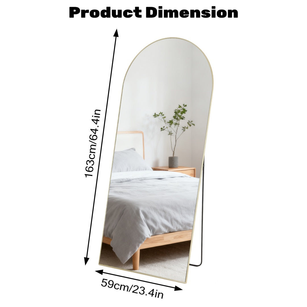 Full Length Floor Mirror – Stylish Full-Body Rectangle Mirror globalswanky 2