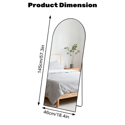 Full Length Floor Mirror – Stylish Full-Body Rectangle Mirror globalswanky 4