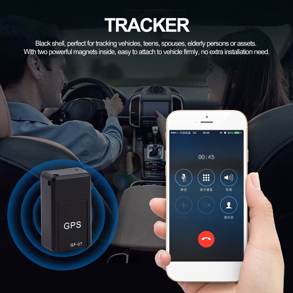 GF07 Magnetic Mini GPS Tracker for Real Time Vehicle Tracking Global swanky 3