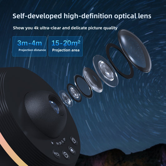Galaxy Star Projector Night Light with Adjustable Effects Global Swanky 03