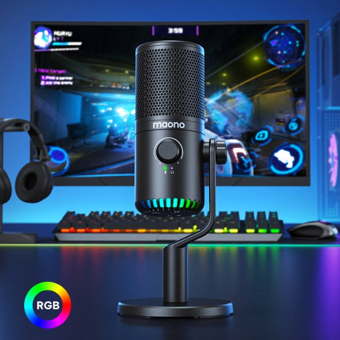 Gaming Microphone Noise Cancelling for Esports Live Streaming globalswanky 01
