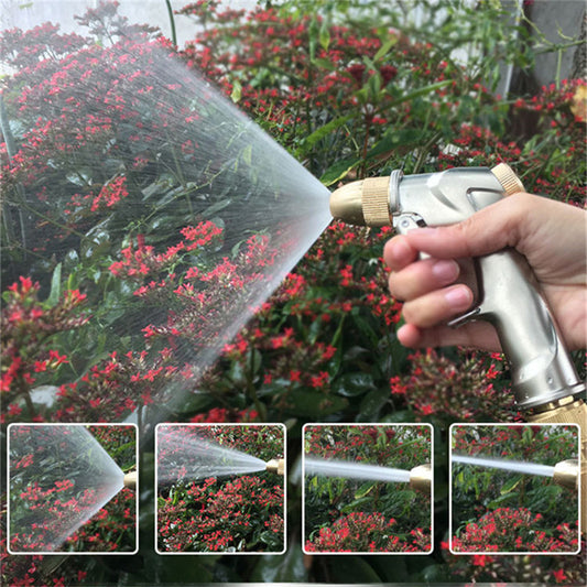 Garden Hose Telescopic Magic Hose with Metal Spray Gun Kit global-swanky 1