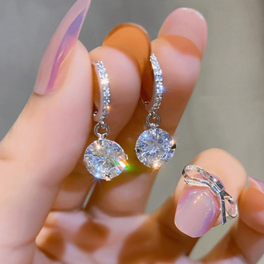 Geometric Zircon Stud Earrings for Women Chic Daily Wear globalswanky 01